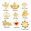 Immagine di Rame Charms Oro Placcato Rosso Cavallo Angelo Trasparente Cubic Zirconiae 1 Pz