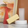 Bild von Silikon Harzform zum Selbermachen von Kerzenseife Zylinder Weiß 1 Stück