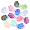 Bild von Muranoglas Perlen Tulpen Bunt Farbverlauf 20 Stück