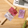 Bild von Papier Schmuck Halskette Ohrringe Display Karte Rechteck Bunt 9cm x 6cm, 50 Stück