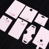 Bild von Papier Schmuck Samtkarten Bunt Message " Hand Made " 50 Stück