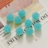 Bild von Acryl Perlen für die Herstellung von DIY-Charme-Schmuck Einzeln Loch Bunt Rund ca. 14mm D., 2 Stück