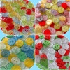 Image de Resin Buttons Scrapbooking 2 Holes Round Multicolor 1 Packet