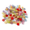 Image de Resin Buttons Scrapbooking 2 Holes Round Multicolor 1 Packet