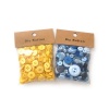 Bild von Resin Buttons Round Multicolor 3.5cm - 0.9cm Dia, 1 Packet