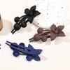 Bild von Resin Stylish Hair Claw Clips Clamps Multicolor Flower