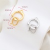 Immagine di Rame Pendenti Charms Connettori Irregolare Multicolore Tondo 3.4cm x 1.5cm, 1 Pz
