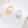 Immagine di Rame Pendenti Charms Connettori Irregolare Multicolore Tondo 3.4cm x 1.5cm, 1 Pz