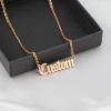 Picture of Customized Fashion Stainless Steel Name Necklace Bracelet Personalized Letter Pendant