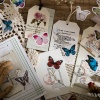 Imagen de Multicolor - Various Butterflies Paper DIY Scrapbook Stickers Stationery Supplies 4.4x4.4x1.1cm, 1 Box（46 PCs/Box）