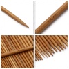 Bild von Bamboo Double Pointed Knitting Needles Brown 35cm(13 6/8") long, 5 PCs