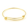 Immagine di Rame Braccialetto Tondo 18K Oro riempito Regolabile 19cm Lunghezza, 2 Pz