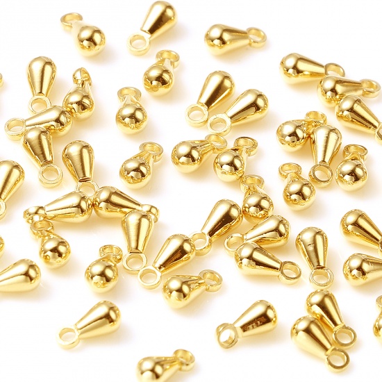 Immagine di Rame Goccia di Coda Oro riempito Goccia 6mm x 3mm, 5 Pz