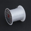 Picture of Nylon Jewelry Thread Cord For Buddha/Mala/Prayer Beads White Non-elastic 0.5mm, 1 Roll (Approx 25 M/Roll)
