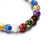 Immagine di Naturale Agata Yoga Bracciali Delicato bracciali delicate braccialetto in rilievo Multicolore 17.4cm Lunghezza, 1 Pz