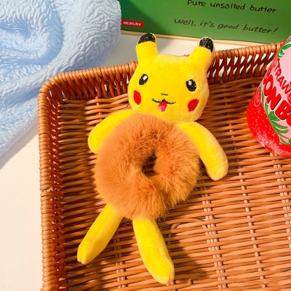 Bild von Plüsch Haarhalter Gelb Puppe 18cm, 1 Stück