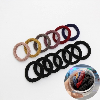 Picture of Fabric Hair Ties Band Multicolor 3.8cm Dia., 1 Box ( 20PCs/Box)