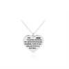 Imagen de Mother's Day Charm Necklace Gold Plated Heart Message " Mom " 50cm(19 5/8") long, 1 Piece