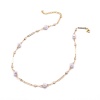 Imagen de Estilo Ins Collares Chapado en Oro Imitación de perla 40cm longitud, 1 Unidad