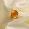 Immagine di Ecologico Retrò Elegante 18K Oro riempito 304 Acciaio Inossidabile & Pietra Aperto Goccia Anello Unisex 20mm (taglia di US: 10.25), 1 Pz