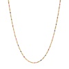 Picture of Eco-friendly Simple & Casual Stylish 18K Real Gold Plated 304 Stainless Steel Ball Chain Enamel Necklace For Women 40cm(15 6/8") long, 1 Piece