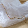 Picture of Eco-friendly Simple & Casual Stylish 18K Real Gold Plated 304 Stainless Steel Ball Chain Enamel Necklace For Women 40cm(15 6/8") long, 1 Piece